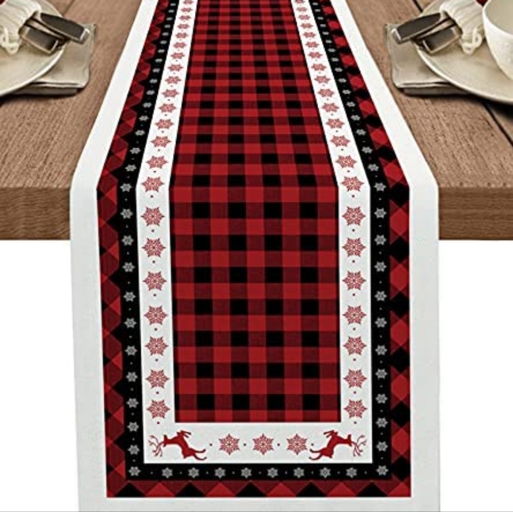 Table Runner - 13" x 36" - Buffalo Plaid